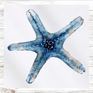 Ocean Themed Fabric Panel - Starfish Fabric Panel- Quilt Panel - Quilting Fabric - Print on Fabric - Small Quilt Panel - Panel for Quilting