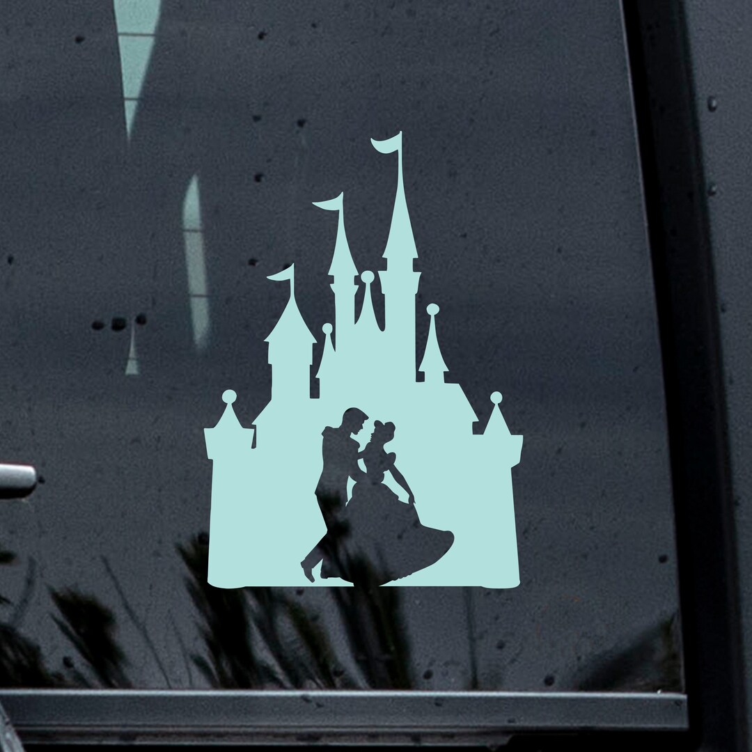 Cinderella Castle Decal, Decal, Disney Decal, Car Decal, Cinderella Decal, Disney Sticker, Truck