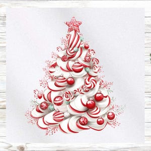 Stoffenpaneel kerst - Stoffenpaneel Candy Canes - Quiltpaneel - Quiltstof - Print op stof - Klein quiltpaneel - paneel voor quilten
