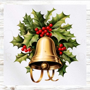Christmas Fabric Panel - Holly Wreath Fabric Panel - Quilt Panel - Quilting Fabric - Print on Fabric - Small Quilt Panel-Panel for Quilting