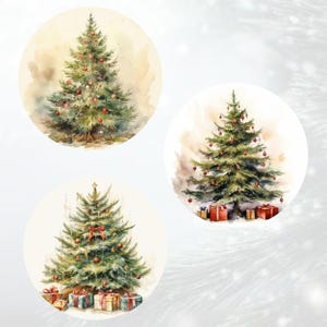 Christmas Ornament - Christmas Tree Ornament Set - Set of 3 Christmas Ornaments - Printed Ornament - Ornament - Christmas Gift