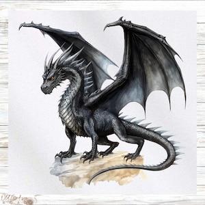 Printed Fabric Panel - Dragon  Fabric Panel - Quilt Panel - Quilting Fabric - Print on Fabric - Small Quilt Panel -Panel for Quilting