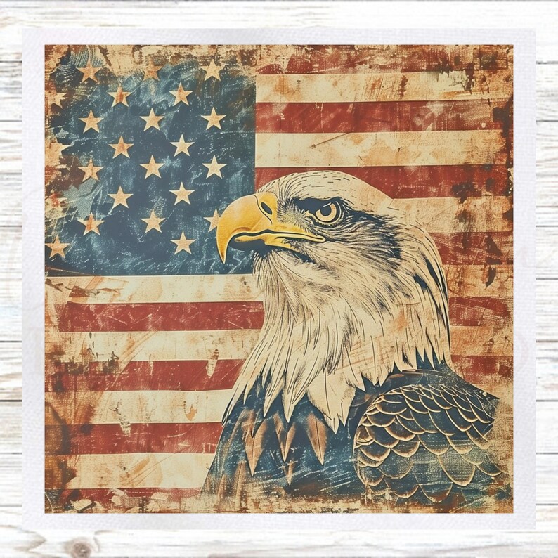 Patriotic Fabric Panel - American Flag Fabric Panel - Quilt Panel ...