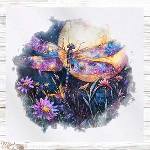 Printed Fabric Panel - Dragonfly Fabric Panel - Quilt Panel - Quilting Fabric - Print on Fabric - Small Quilt Panel -Panel for Quilting