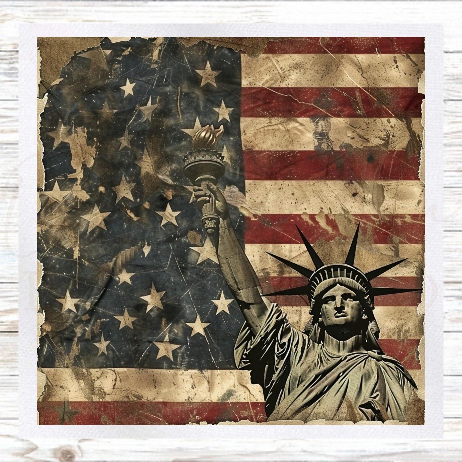 Patriotic Fabric Panel - American Flag Fabric Panel - Quilt Panel ...