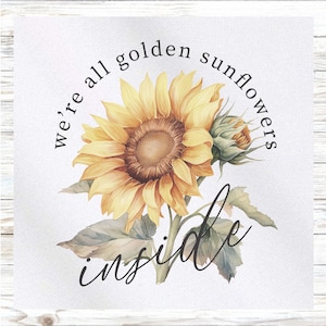 Sunflowers Floral Fabric Panel - Fabric Panel - Quilt Panel - Quilting Fabric - Print on Fabric - Small Quilt Panel - Panel for Quilting