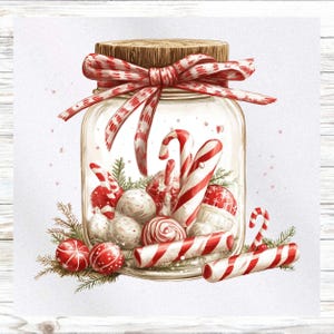 Stoffenpaneel kerst - Stoffenpaneel Candy Canes - Quiltpaneel - Quiltstof - Print op stof - Klein quiltpaneel - paneel voor quilten