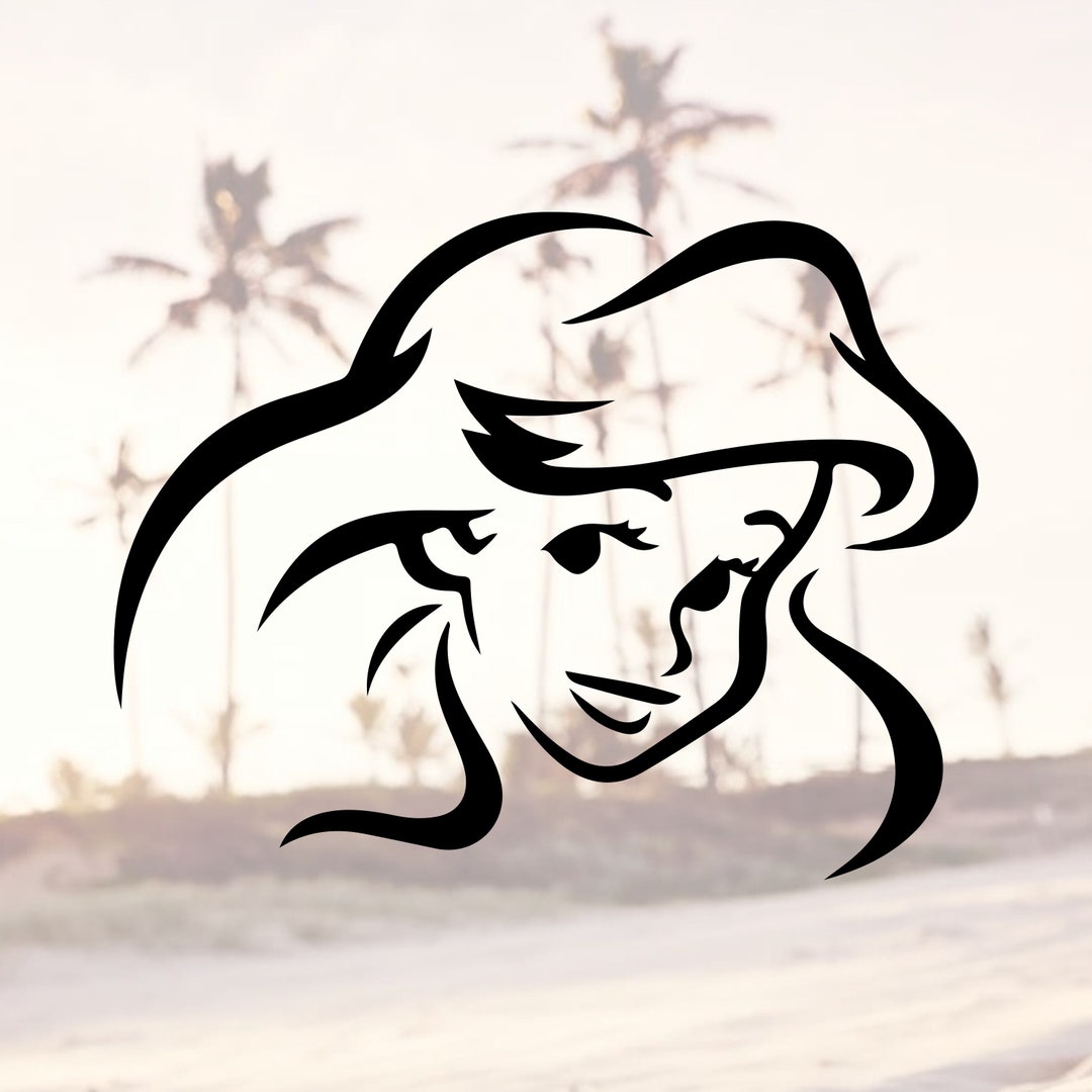 Ariel Decal Disney Decal Disney Princess Decal Ariel Etsy