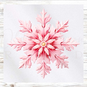 Kerststofpaneel - roze kerststofpaneel - quiltpaneel - quiltstof - print op stof - klein quiltpaneel - paneel voor quilten