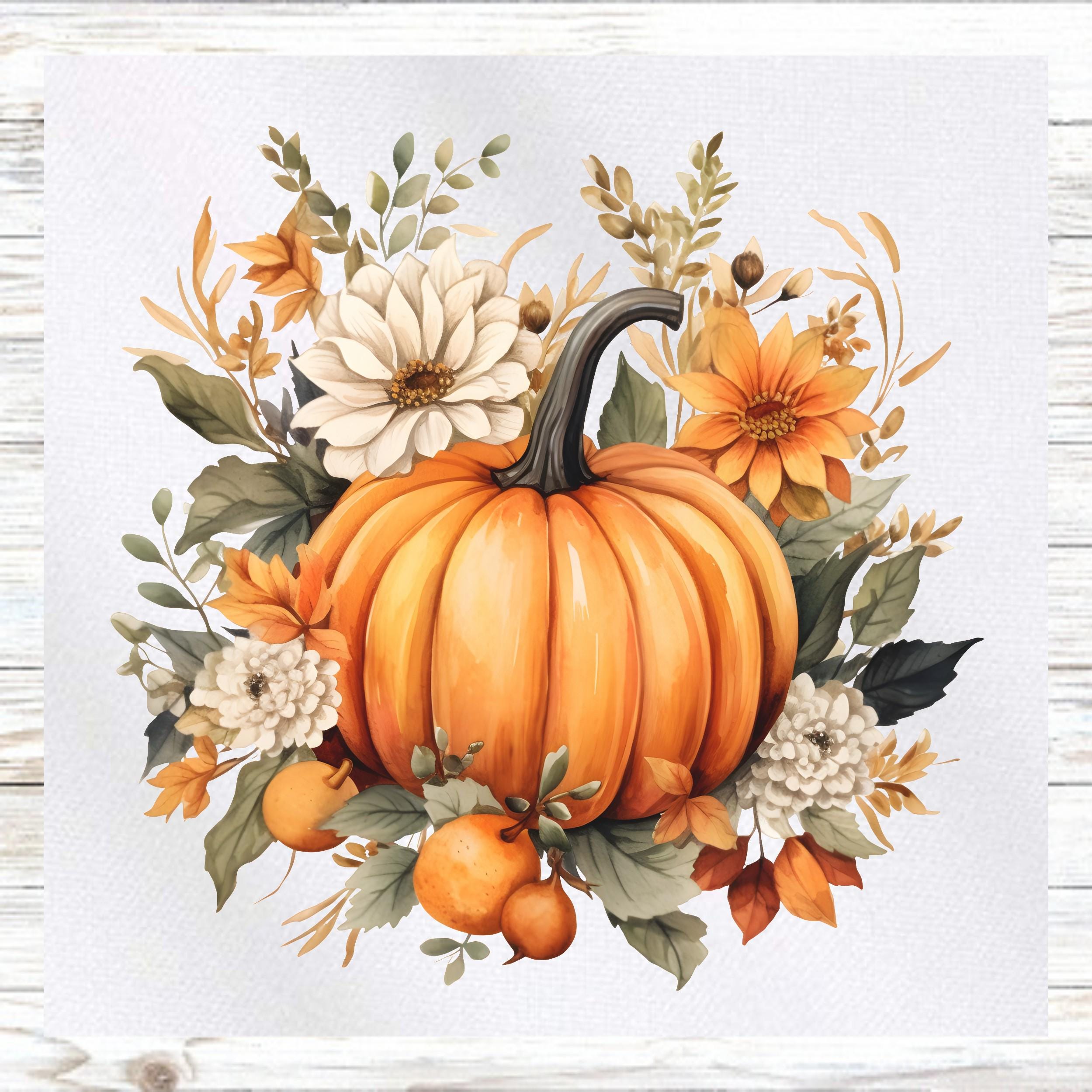 Fall Fabric Panel - Pumpkins Fabric Panel - Quilt Panel - Quilting ...