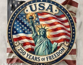America's 250th Anniversary Wreath Sign - 4th of July Wreath Sign - Wreath Sign - Round Wreath Sign - Front Door Sign - Patriotic Sign