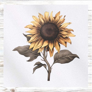 Fall Fabric Panel - Sunflower Fabric Panel - Quilt Panel - Quilting Fabric - Print on Fabric - Small Quilt Panel - Panel for Quilting