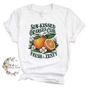 Chemise fruits look vintage - Chemise ferme - Chemise ferme - Chemise oranges - Fille de la ferme - Chemise fille de la ferme - Chemise carte postale vintage - Fille de la campagne