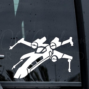 Rebel Alliance with X Wing Fighters Decal, Rebel Alliance Decal, Star Wars Decal, Star Wars Car Decal, Rebel Alliance Sticker, Star Wars