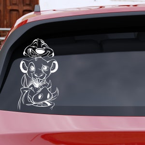 Lion King Decal - Decal - Vinyl Decal - Lion King Pooh Stickers - Disney Decal - Custom Decal - Tumbler Decal - Disney Vinyl Decal - Simba