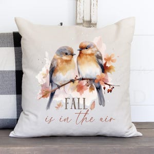 Fall Pillow Cover - Fall Throw Pillow - Pillow Cover - Fall Decorating - Decorative Pillow - Fall Home Decor - Farmhouse Fall - Fall Flowers
