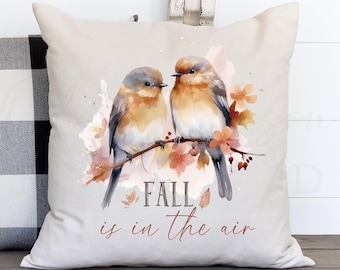 Fall Pillow Cover - Fall Throw Pillow - Pillow Cover - Fall Decorating - Decorative Pillow - Fall Home Decor - Farmhouse Fall - Fall Flowers
