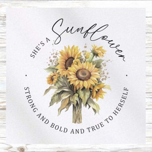 Sunflowers Floral Fabric Panel - Fabric Panel - Quilt Panel - Quilting Fabric - Print on Fabric - Small Quilt Panel - Panel for Quilting