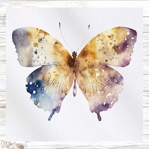 Printed Fabric Panel - Butterfly Fabric Panel - Quilt Panel - Quilting Fabric - Print on Fabric - Small Quilt Panel -Panel for Quilting