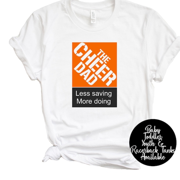 Cheer Dad Shirt, Funny Cheer Dad Shirt, Gift for Dad, Dad Shirt, Funny Dad Shirt, Funny Dad Shirt, Father's Day Shirt, Shirt for Dad