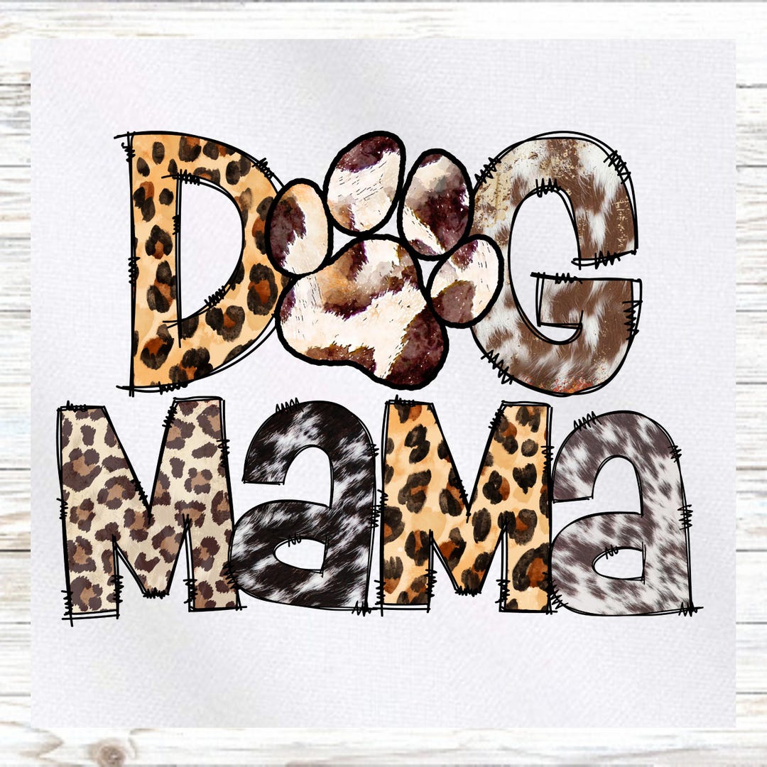 Mama Panel Dog Mama Fabric Panel - Mama Fabric Panel - Quilt Panel - Quilting ...