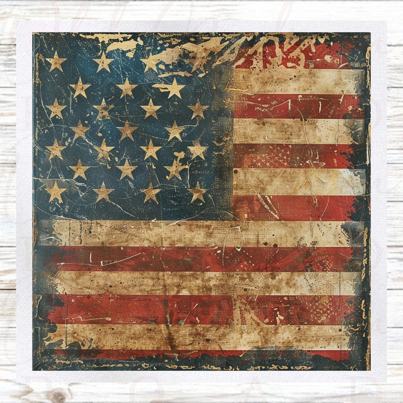 Patriotic Fabric Panel - American Flag Fabric Panel - Quilt Panel ...