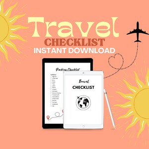 Simple and Easy Printable Travel Checklist | Make that road trip happen and get organised!