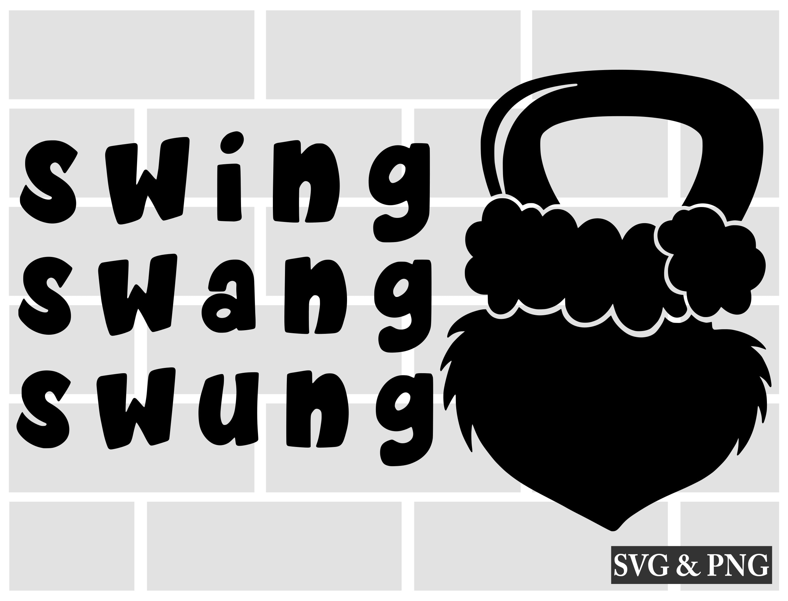 Swing Swang Swung SVG Grinch Fitness SVG Merry Fitmas SVG Etsy Australia