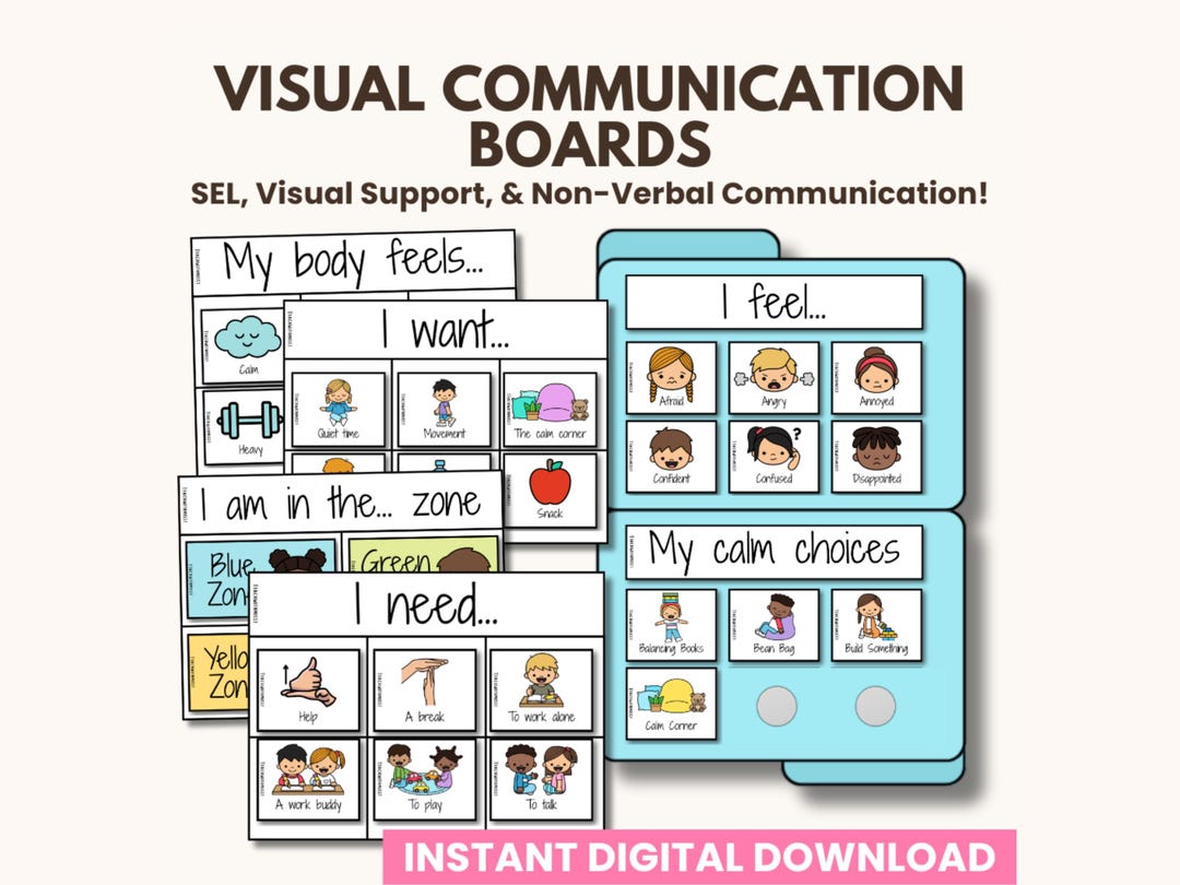 Special Education Visual Communication & Choice Boards Bundle ...