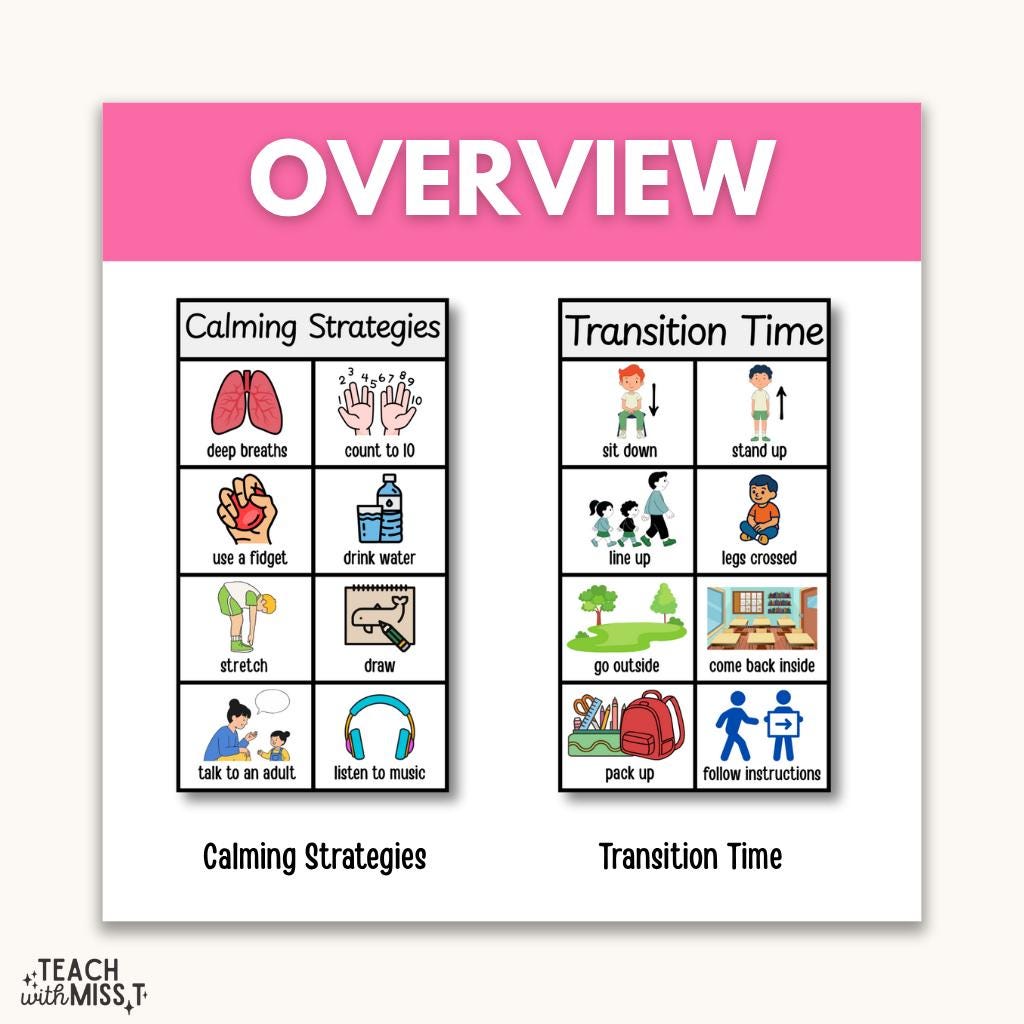 Essential Visual Communication Boards | Classroom Management Lanyard ...