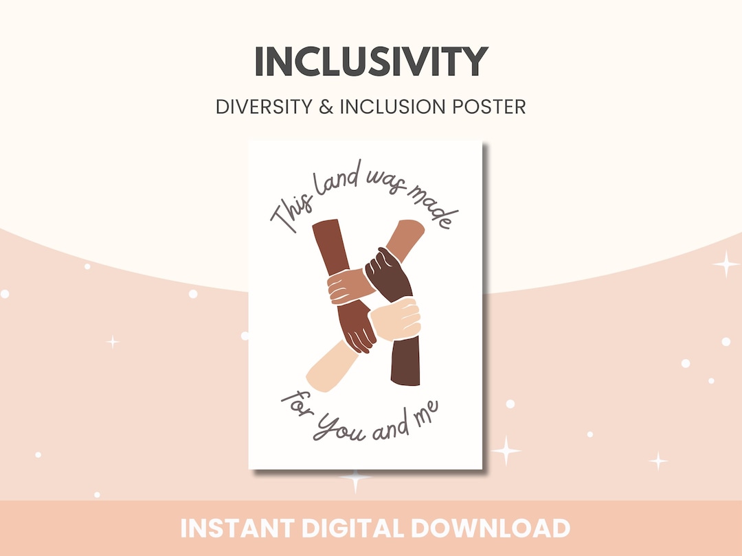 Using Inclusive Language Poster Inclusive Classroom Poster: Diversity Art (digital Download) - Etsy