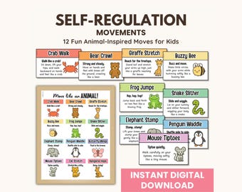 Zelfregulerende bewegingen: op dieren geïnspireerde zelfregulatietraining voor kinderen (digitale download)
