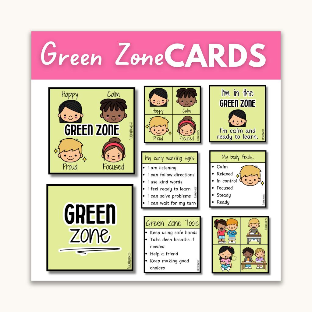 The Zones of Regulation Lanyard Cards | Self-regulation Tools ...