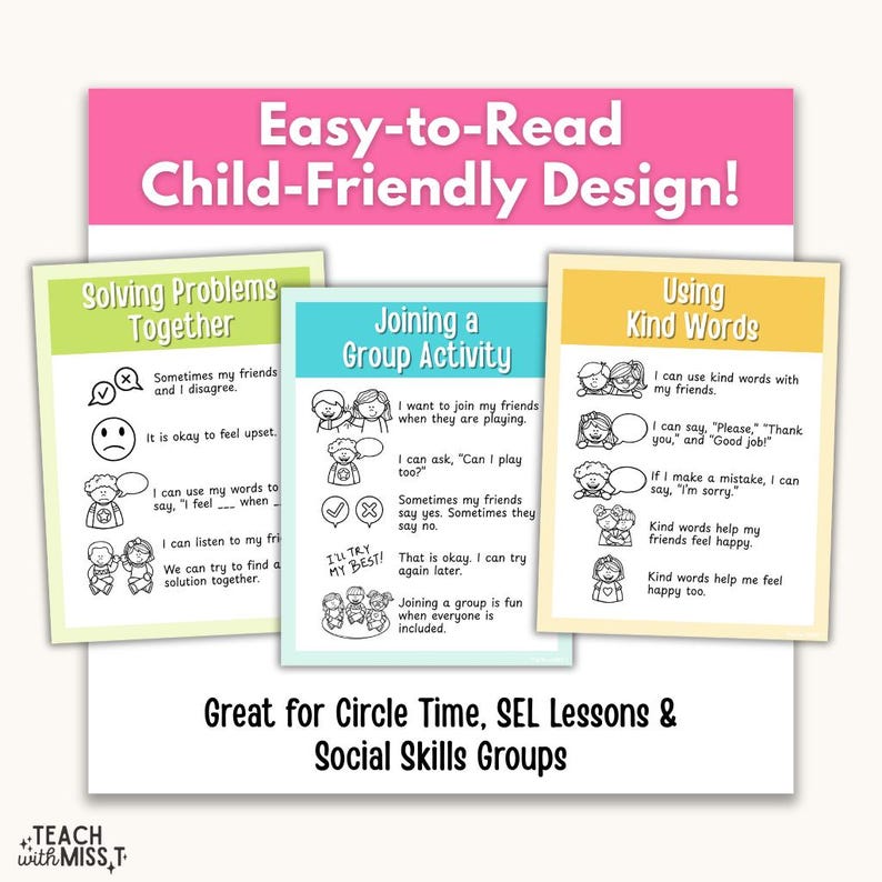 Making New Friends Social Stories Pack: 8 Friendship Skills (digital ...