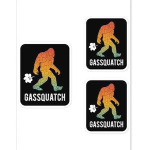 Gassquatch Piada engraçada de peido do Sasquatch, humor retrô do Pé Grande para comediantes, entusiastas do Pé Grande, aniversário de amantes da aventura, Dia da Mentira