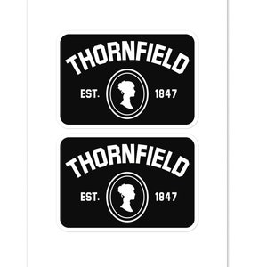 Thornfield Manor - Hommage an Jane Eyre, Geschenk für englische Majors, Bronte-Fans, Bücher-Nerds, um den Abschluss zu feiern, Bücherwurm-Geburtstag