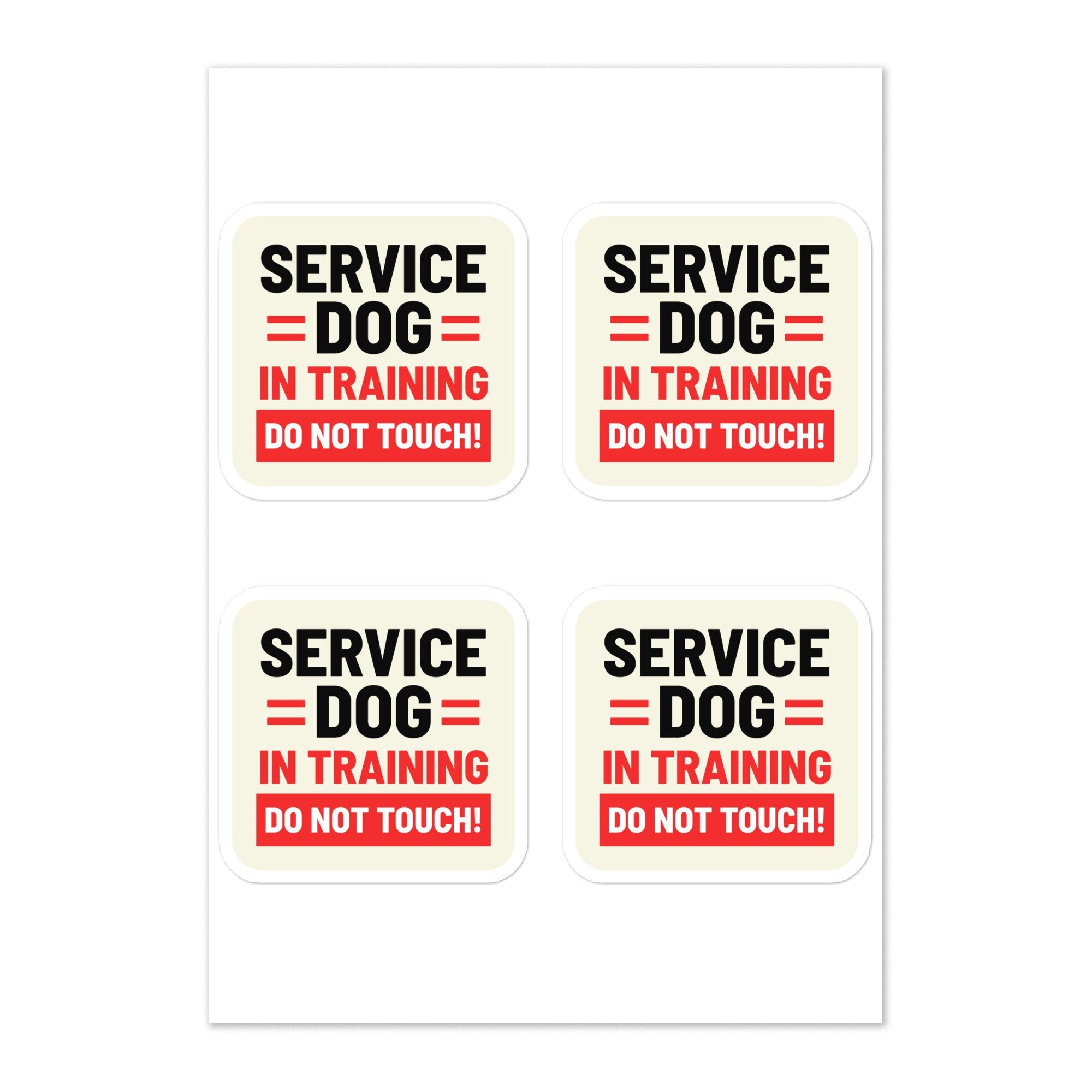 Service Dog In Training Do Not Touch, Fun Dog Training Stickers, Doggie Handlers, Pet Trainers, Rescue Dog, Puppy Emotional Danger Warning