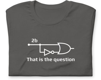 To Be Or Not To Be Electrical Engineering Circuit T-Shirt - Circuit Diagram Symbol Joke Shirt - Teacher Student Instructor Nerd Geek Gift