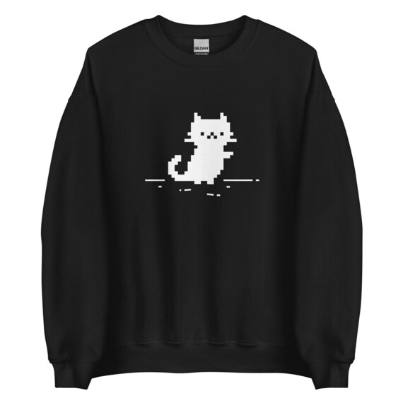 パーカー・フーディ MUCENT Musent X Catswall Collaboration Pixel Art Hoodie 2 Co Noodlecat Nostalgic Neon Hoodie 2XS- 6XL – Noodlecat Studio