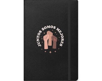 Juntos Somos Mejores Hardcover Bound Notebook, Spanish Teachers, Language Learners, Friendship Day, Travel Student Gift, School Supplies,
