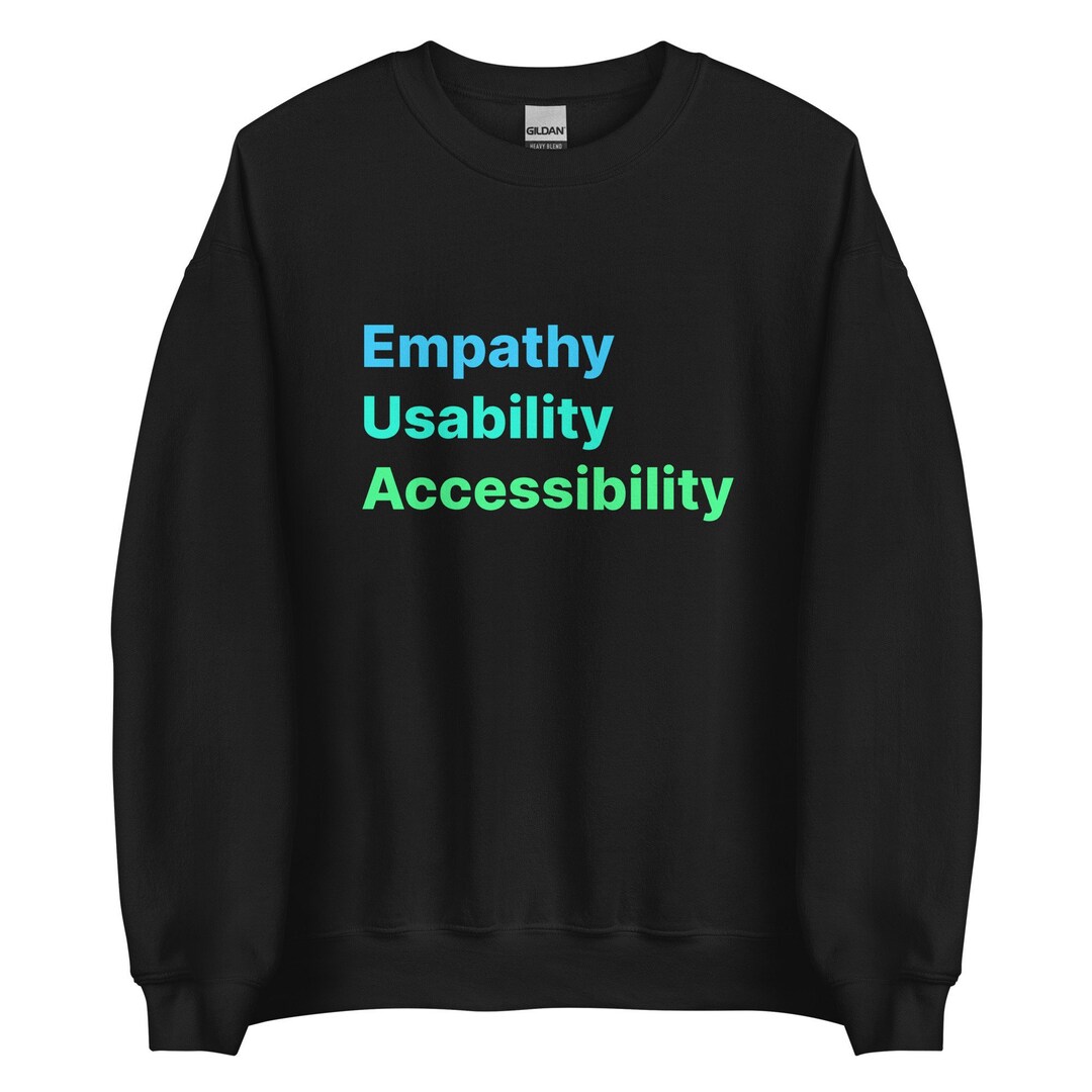 Empathy Usability Accessibility Gradient UX Design Product Etsy