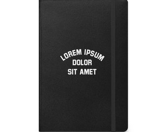 Cuaderno de tapa dura con texto en inglés "Dolor Sit Amet", regalo para escritores, diseñadores, estudiantes, mentes creativas, artistas gráficos, regalo de diseño de UX