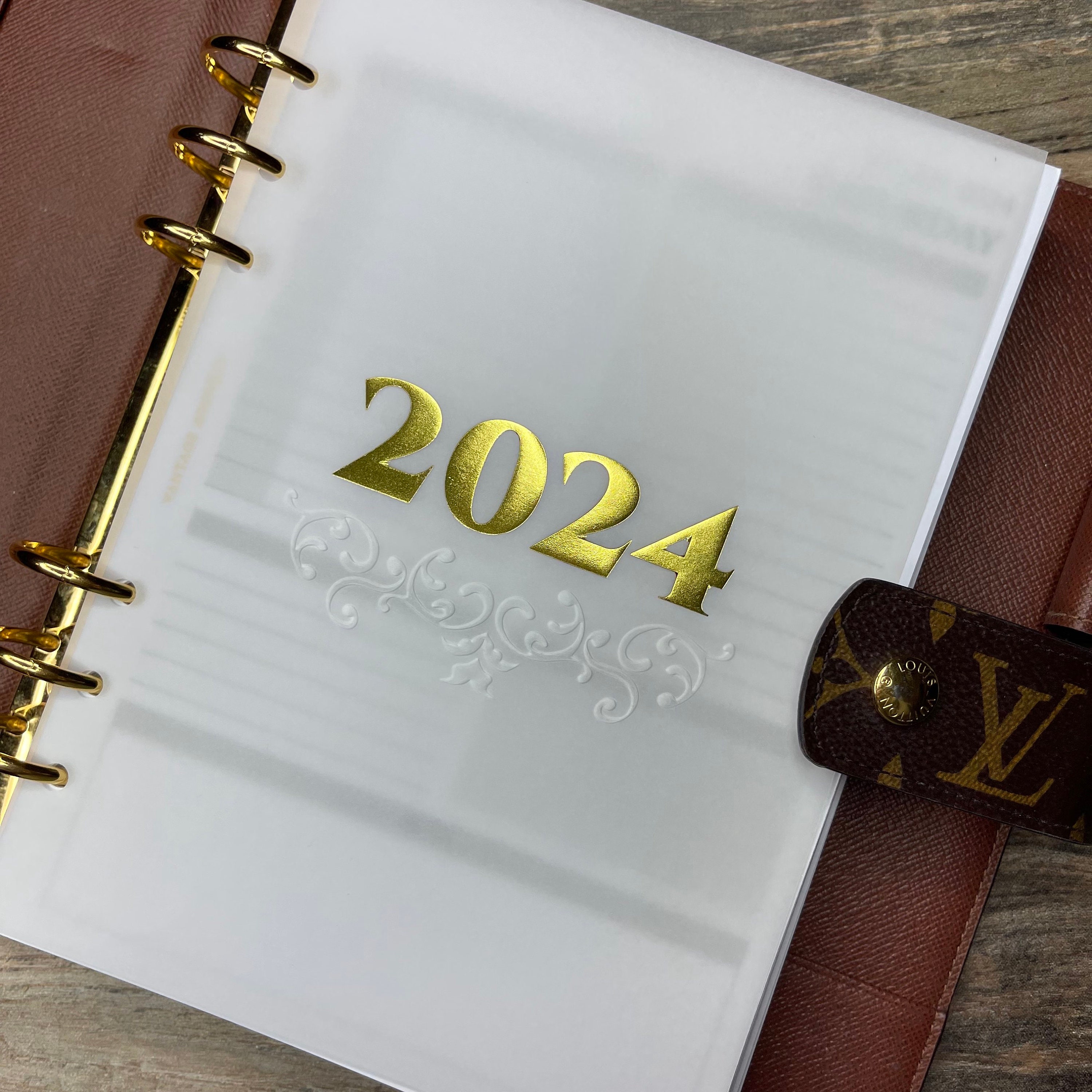 Louis Vuitton Planner Etsy