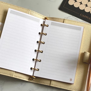 NOTEPAPER REFILL PAPER INSERT fits LOUIS VUITTON PM AGENDA DIARY COVER  PLANNER