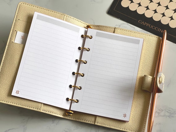 A5 Louis Vuitton Agenda Planner Set Up