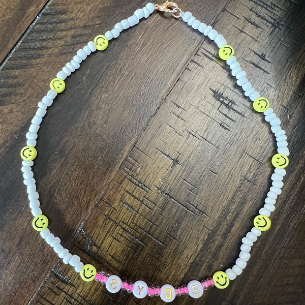 BYOE - Bring Your Own Energy - Custom Beaded Necklace