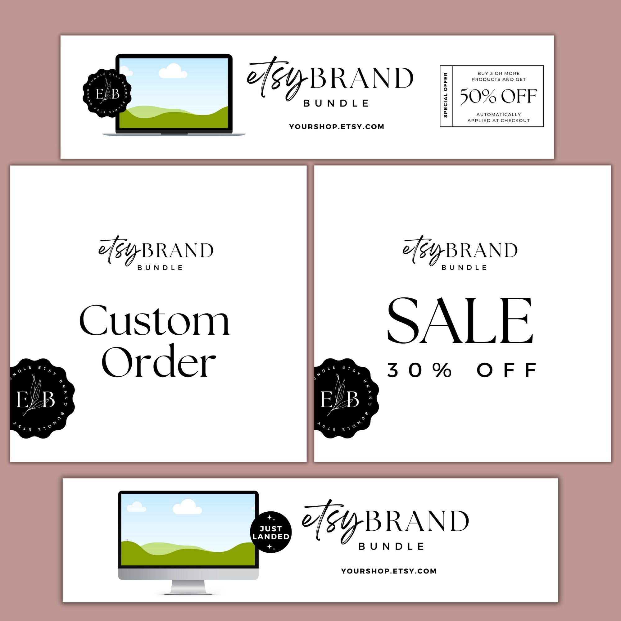 Etsy Mockup Templates Digital Downloads Canva, Digital Products ...