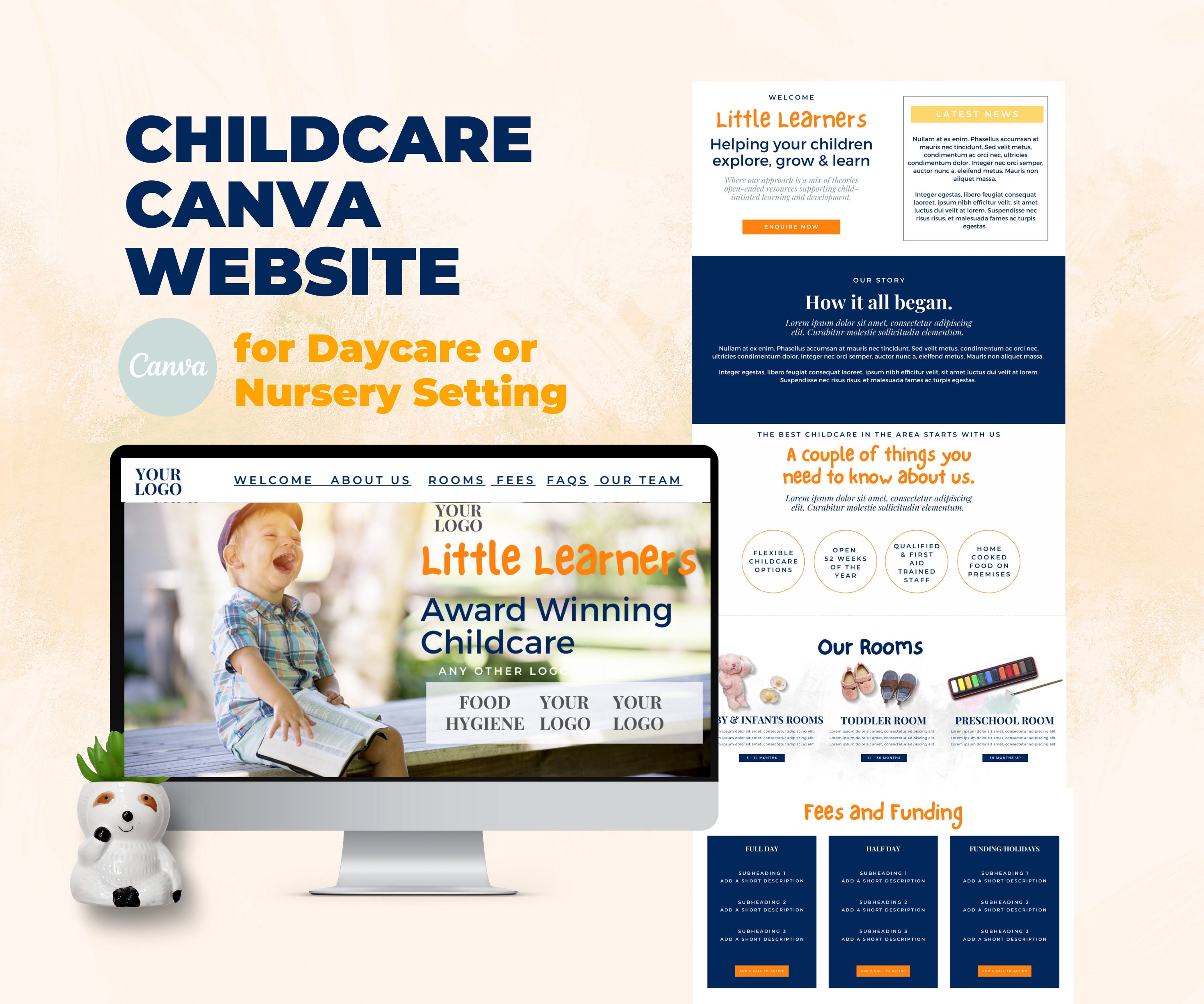 Daycare Website Template Start a Daycare Business Kids Daycare Daycare Website Template Start a Daycare Business Kids Daycare
