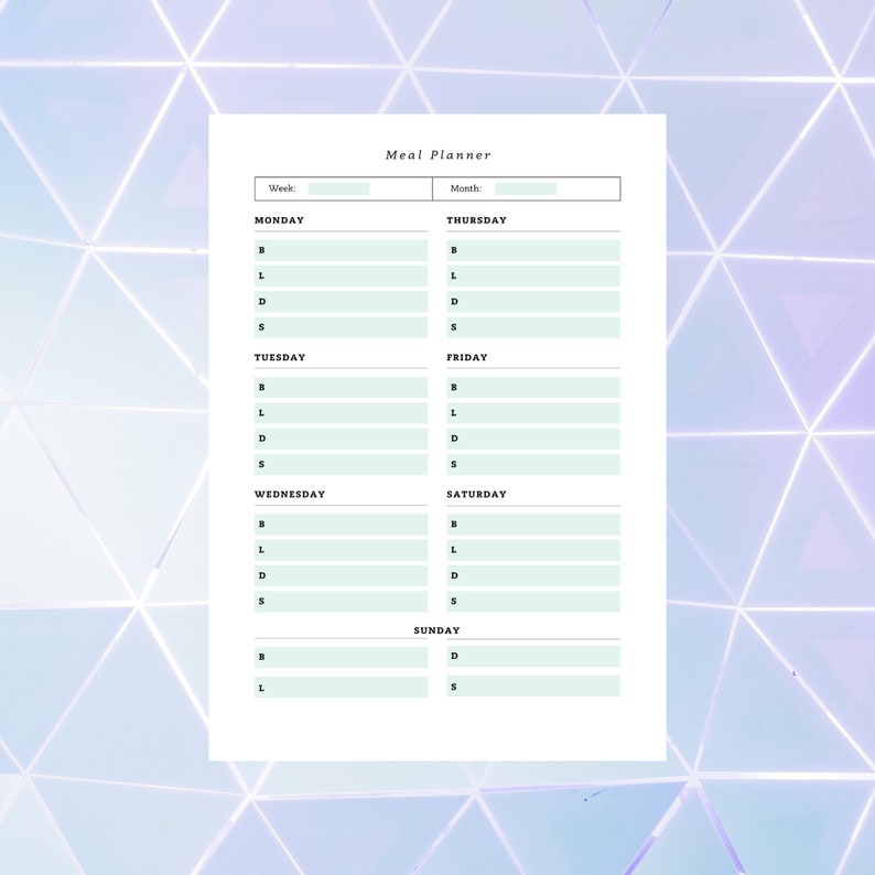 Undated Goodnotes Planner Monthly Digital Planner Goodnotes Etsy