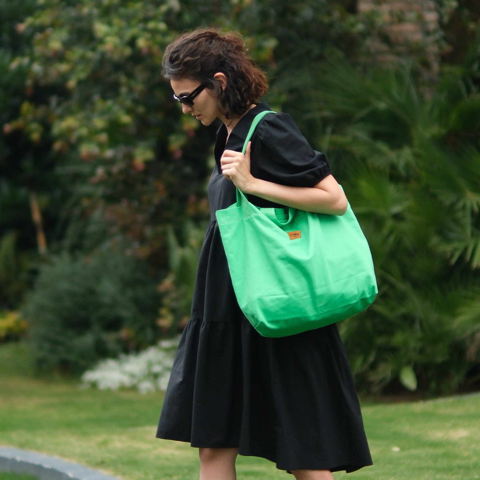 Green Tote Bags for Women